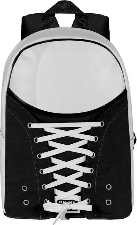 Actual product image Oh My Pop! Sneakers Backpack Black (20 l)