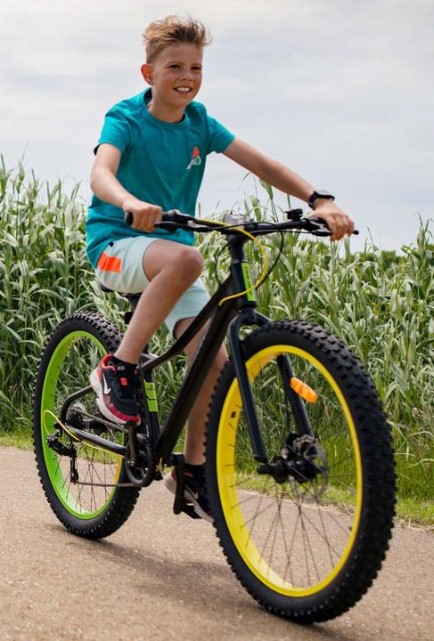 Immagine prodotto Volare Gradiente Kinderfiets Jongens 20 pollici Zwart Geel Groen 6 velocità Prime Collection (20")