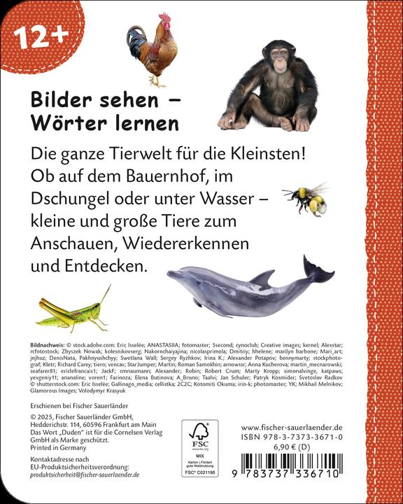 Image du produit Duden: 12+: Kennst du das? Die Tiere (Allemand)