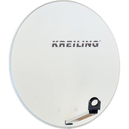 Thumbnail - Kreiling KR AE 80 STYLE/ALU - 39,2 dBi - Weiss - Aluminium - 80 cm (Flachantenne, 39.20 dB, DVB-S / -S2), SAT Spiegel + ...
