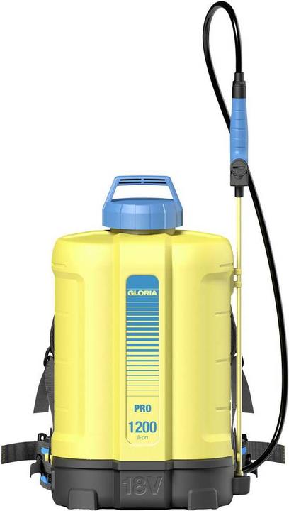Gloria Haus und Garten 000067.0000 Pulvérisateur à dos à batterie 18V 12l sans batterie Pulvérisateur à dos 12 l (0000 (12 l)