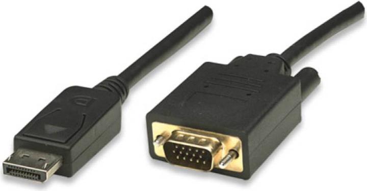 Actual product image Techly DisplayPort — VGA (1.80 m)