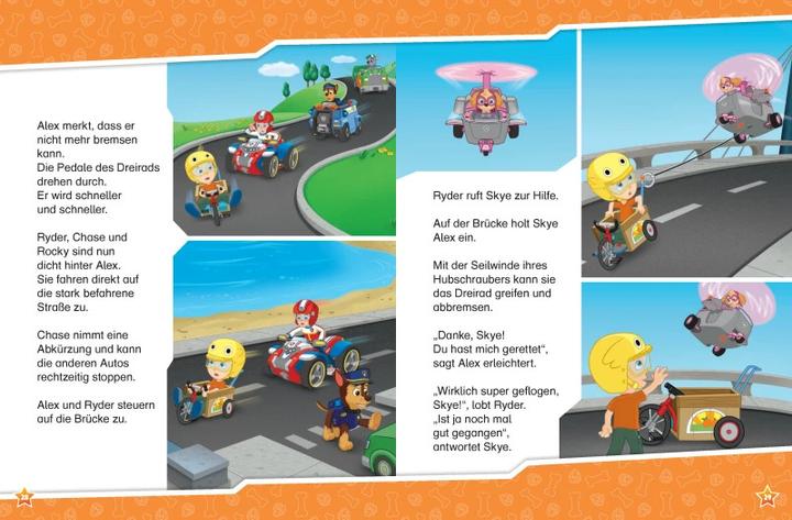 Image du produit Lesen lernen mit der PAW Patrol: Mit 8 Geschichten für Erstleser (Allemand, Éditions Schwager & Steinlein, 2022)