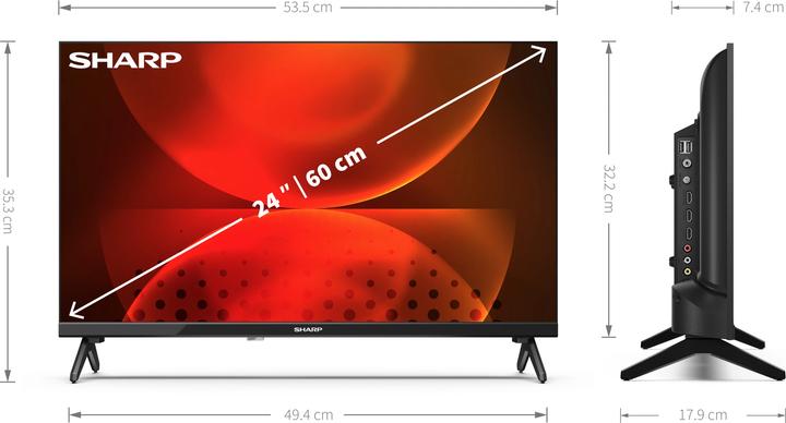 Actual product image Sharp 24FH2EA (24", LED, HD, 2023)