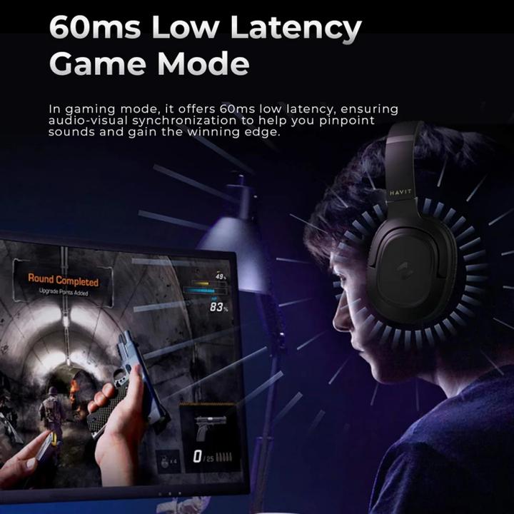 Produktbild Havit H612BT (black) (50 h, Kabellos)