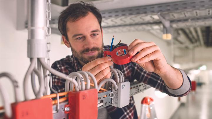 Immagine prodotto tesa Nastro isolante elettrico, nastro adesivo resistente al calore per isolare, riparare e impacchettare (19 mm)