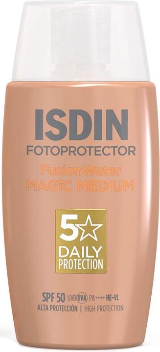 Actual product image Isdin Fusion Water Magic (Sun cream face, SPF 50, 50 ml)