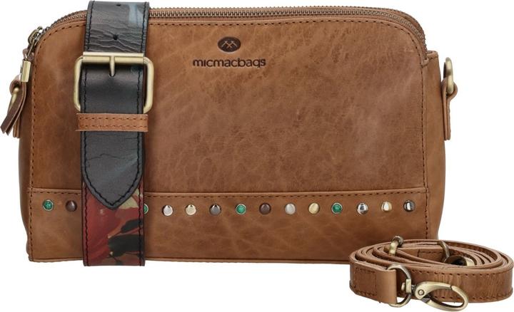 Micmacbags Hide & Stitches Meisterwerk Umhängetasche - Sand - 100% Leder