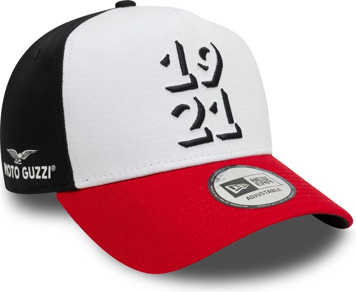Actual product image New Era 9Forty Snapback Cap - SIDEPATCH Moto Guzzi grau (One size)