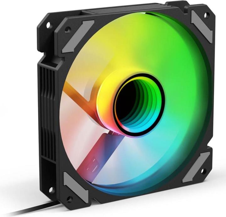 Sharkoon SHARK Mirror RGB PWM REVERSE (black) (120 mm, 1x)