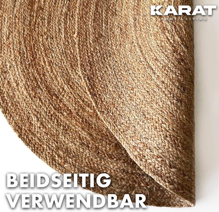 Actual product image Karat Jute-Teppich (120 x 120 cm)