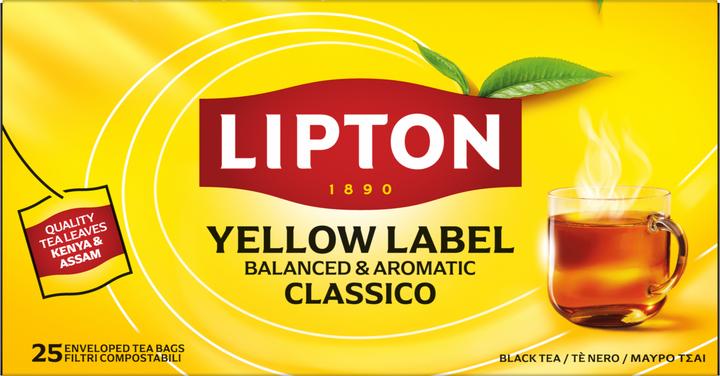 Produktbild Lipton Yellow Label 25 Stück (37 g)