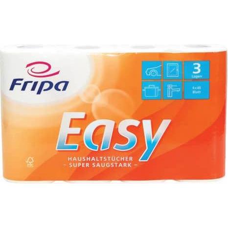 Thumbnail - Fripa Kchenrolle Easy, 3-lagig, hochweiá, Haushaltspapier, Weiss