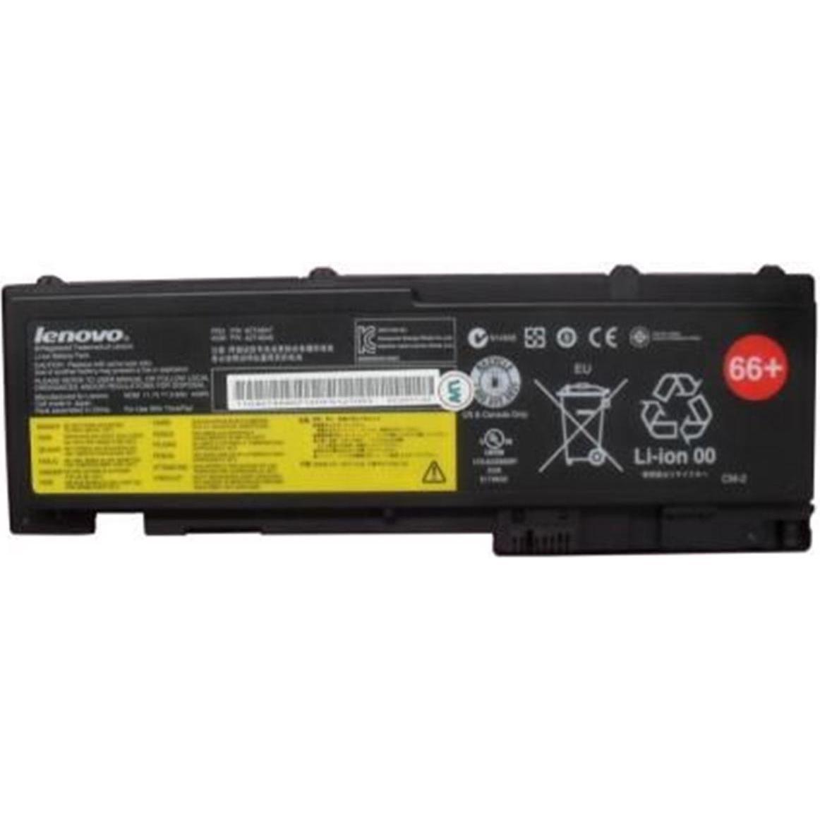 Lenovo 6 Cell 2.0Ah (6 Zellen, 3900 mAh), Notebook Akku, Schwarz