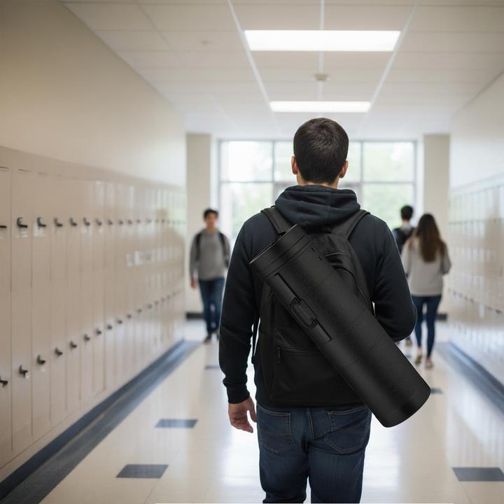 Immagine prodotto Relaxdays - Posterrolle ausziehbar mit Griff, XXL, 93–150 x 26,5 cm