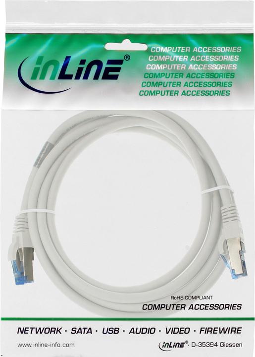 Image du produit InLine Câble patch Cat.6A, S/FTP (PiMf), 500MHz (S/FTP, CAT6a, 2 m)