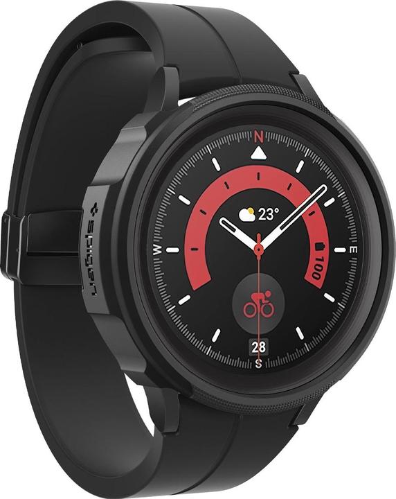 Actual product image Spigen LIQUID AIR GALAXY Watch 5 PRO (45 MM) MATTE BLACK (45 mm)