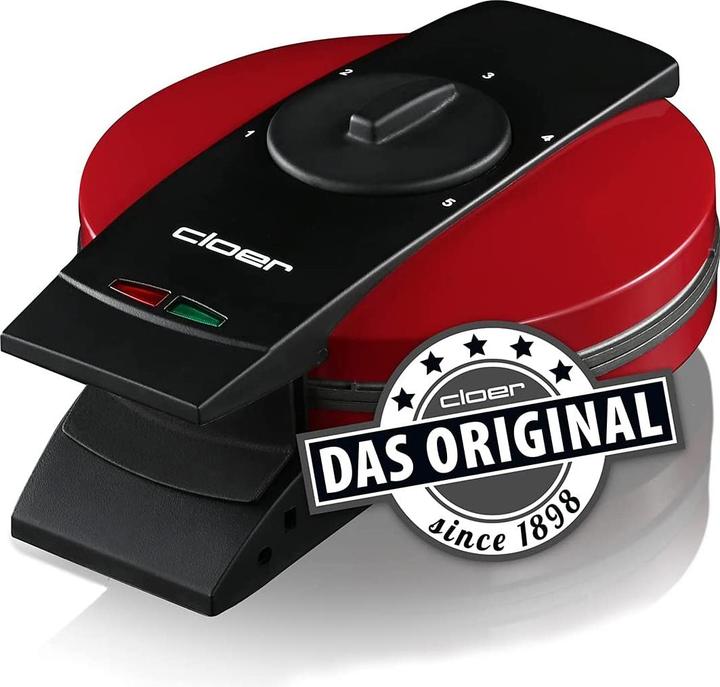 Image du produit Cloer 1633V Gaufrier Coeur de gaufre