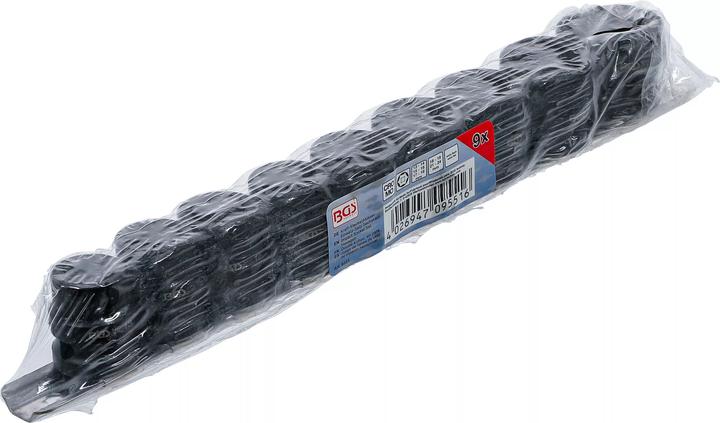 Produktbild BGS Kraft-Steckschlüssel-Einsätze Sechskant, extra flach 12,5mm (1/2") SW 13-24mm 9tlg (12.5 mm)