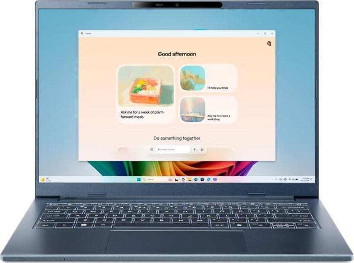 Actual product image Acer Aspire 14 AI (14", 512 GB, 16 GB, DE, Snapdragon X X1-26-100)