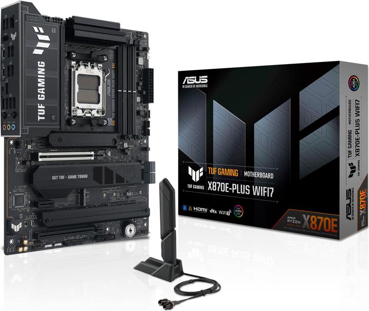 Produktbild ASUS TUF Gaming X870E-Plus WIFI7 (AM5, AMD X870E, ATX)
