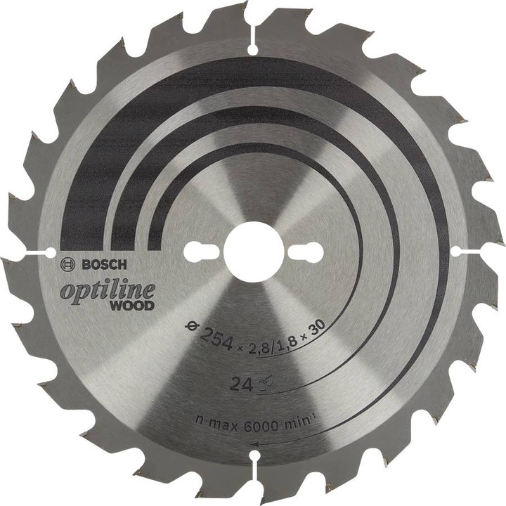 Immagine prodotto Bosch Professional Zubehör Lama per sega circolare PRO Wood, 254 x 2,8 x 30 mm