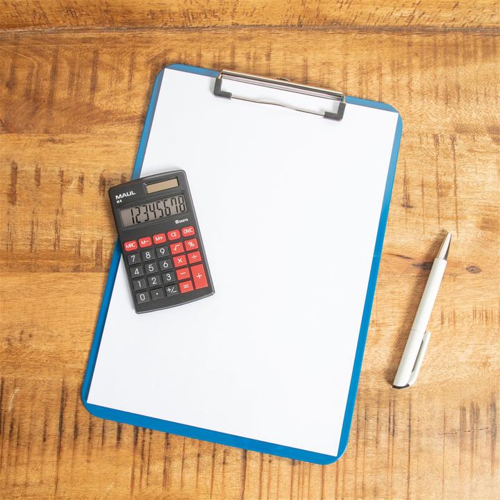 Produktbild Maul Taschenrechner M8 Schwarz (Solarzellen)