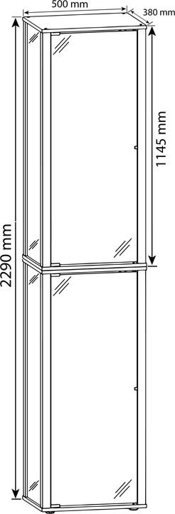 Produktbild VCM Kavis (227 x 50 x 38 cm)
