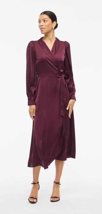 Produktbild Vila Langärmeliges Midi Wickelkleid (36)