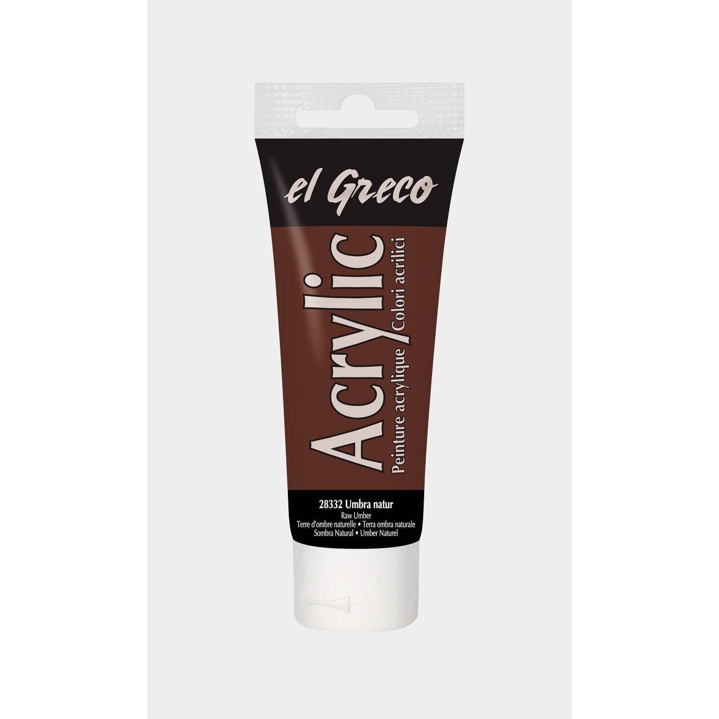 Kreul, Künstlerfarbe + Bastelfarbe, el Greco Acrylic (Umbra Natur, 75 ml)