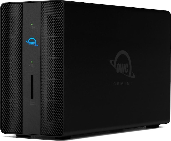Image du produit OWC Gemini 12 To - Dock Thunderbolt (USB-C) et solution de stockage externe RAID à double disque dur (12 To)