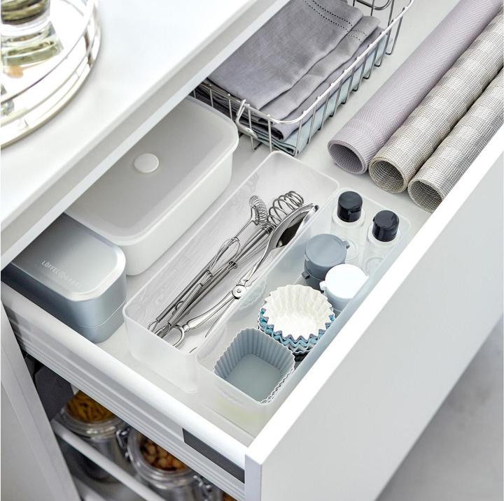 Actual product image Yamazaki Stackable organiser L deep (set of 2) TOWER