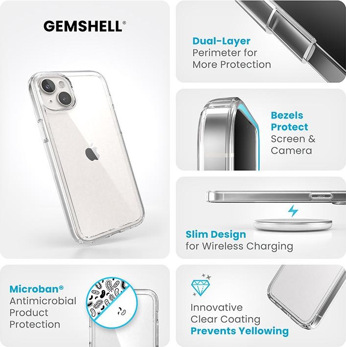 Produktbild speck Klare iPhone 15 Plus Hulle (Apple iPhone 14 Plus, Apple iPhone 15 Plus)