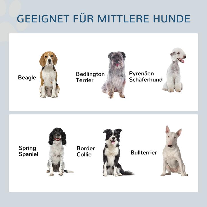 Actual product image PawHut Hundenapf MDF, Stahl Weiss (1 l)