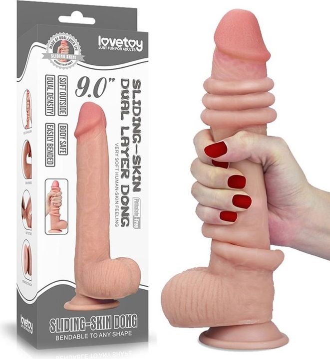 Image du produit Lovetoy Gode à peau coulissante