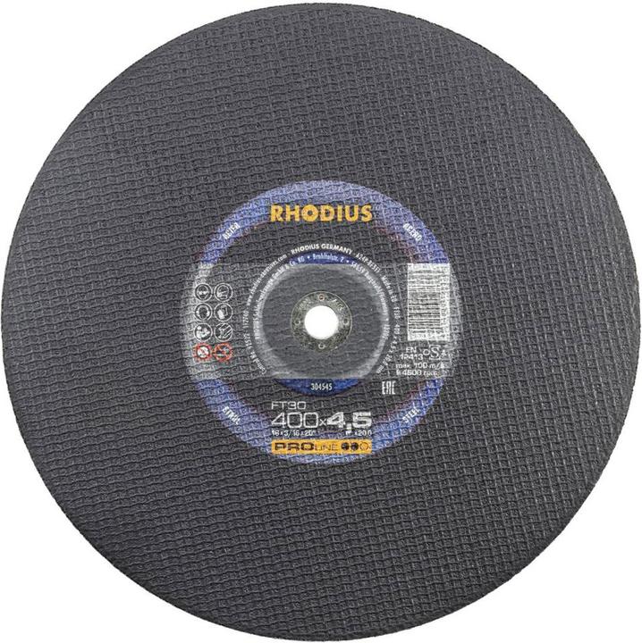 Immagine prodotto Rhodius Disco da taglio a mano libera FT30 400 x 4,5 x 20,00