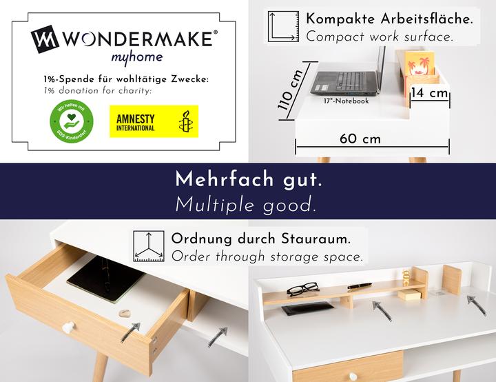 Actual product image Wondermake Design desk (110 x 60 x 90 cm)