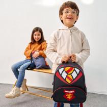 Actual product image kids backpack school, black