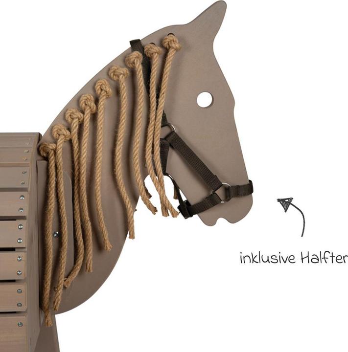 Produktbild small foot Holzpferd grau