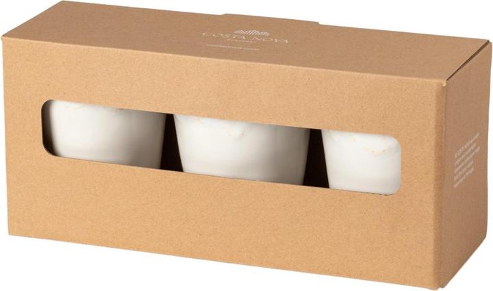 Costa Nova 3er Set Grespresso Geschenkbox Mokkatasse 380ml weiss (380 ml)