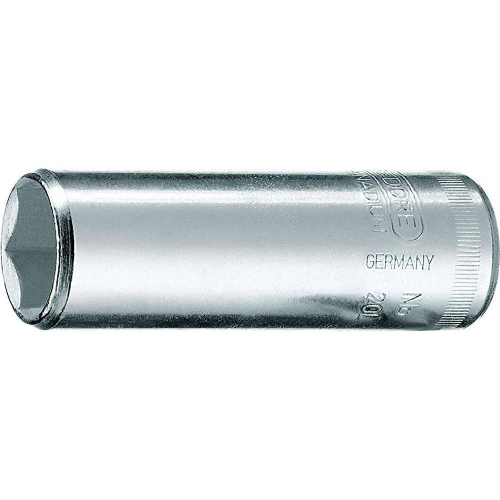 Gedore, Chiave a bussola + esagonale, 20 L 7/32AF Bussola da 1/4", lunga, esagonale, 7/32 (7/32")