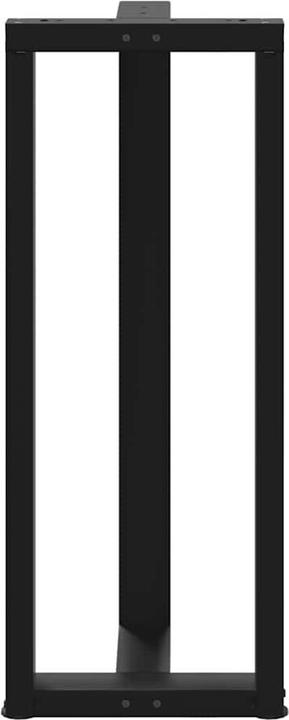 Immagine prodotto vidaXL Gambe tavolo bar a T 2 pezzi nero 40x35x(101-102) cm gamba tavolo acciaio
