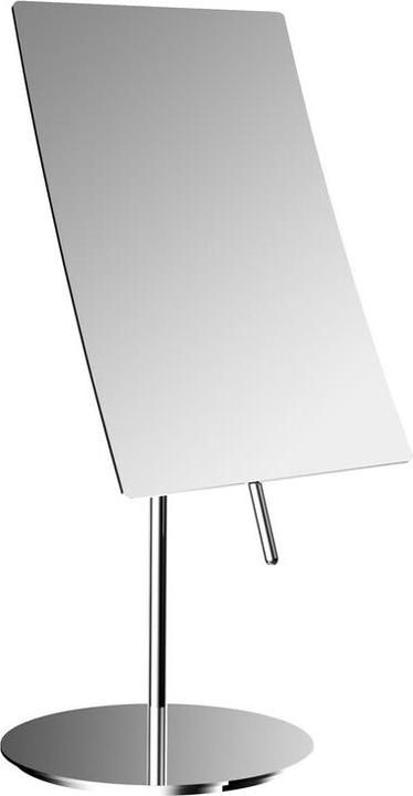 Actual product image Emco pure standing mirror, angular, with handle, chrome, 109400113