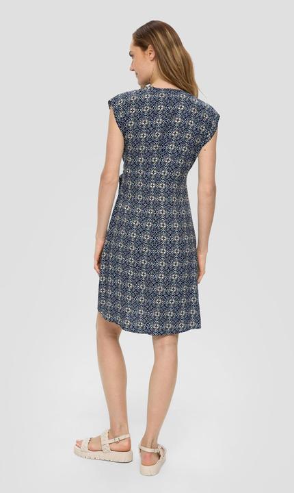 Produktbild S.Oliver Kleid Viskose-Kleid im Relaxed Fit mit Knoten-Detail (46)