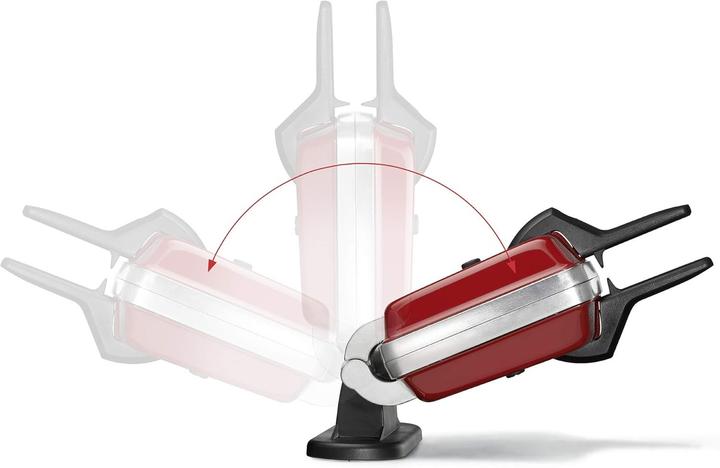 Actual product image Lagrange Waffle iron Super 2 nonstick coating red waffle plates croque monsieur