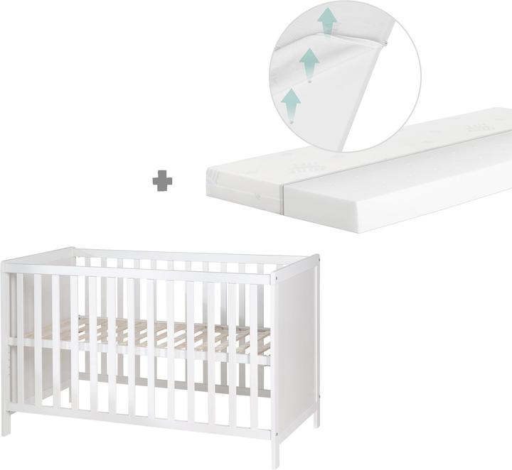 Image du produit Roba Lit d'appoint, 60 x 120 cm avec matelas safe asleep Universal