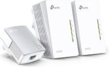 TP-Link (TL-WPA4220T KIT) 300Mbps AV600 Wireless N Powerline Adapter Triple Kit