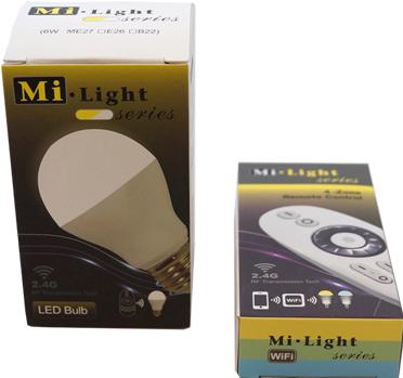 Immagine prodotto Milight Lampadina LED freddo-caldo 6W con telecomando (E27, 470 lm, 1 x)