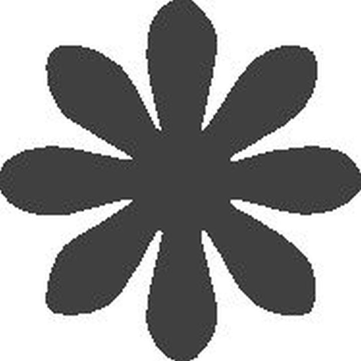 Productafbeelding Heyda Motiefpons voor karton tot 220g/m² bloem 15x15mm