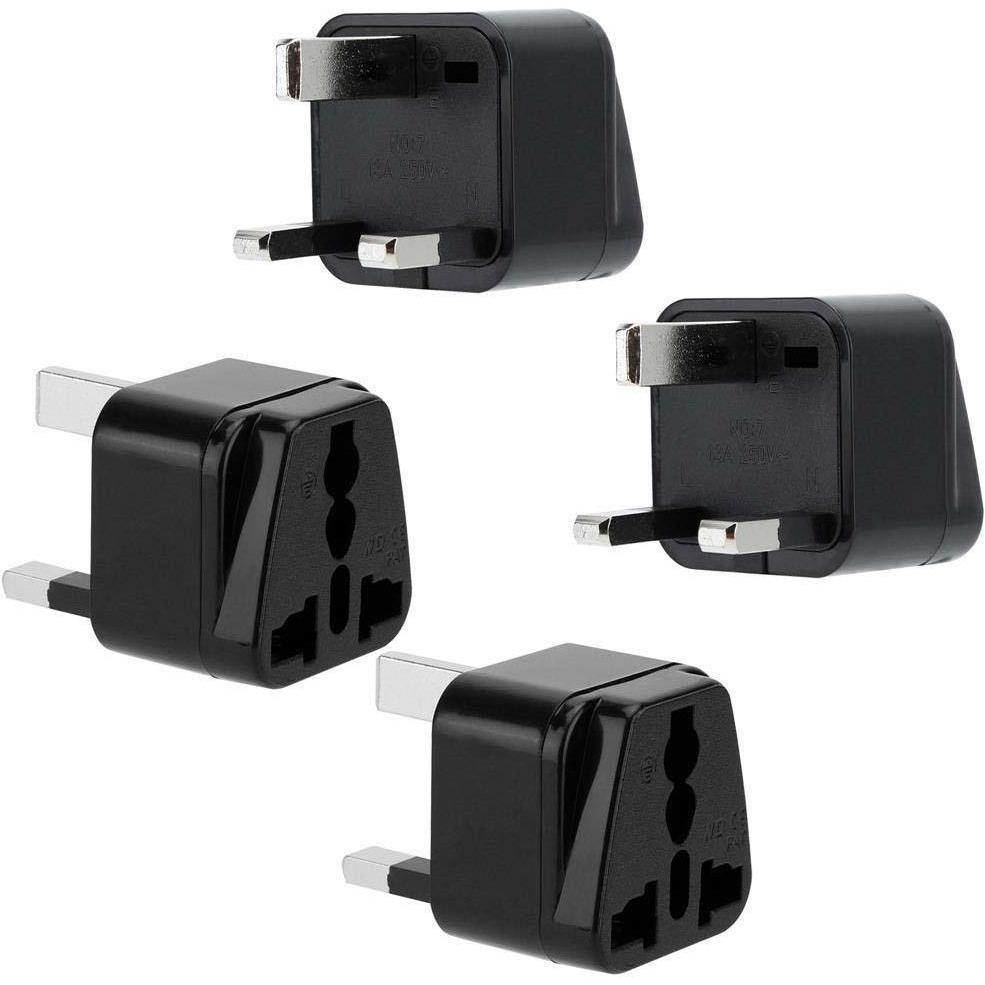 Intirilife, Reiseadapter, Steckdosenadapter 4er Set UK Typ G